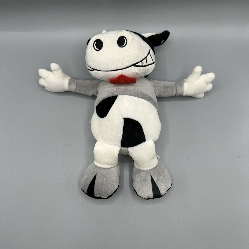 Fiesta Gordy Cow Plush Hanger 12" Black White - Picture 5 of 8